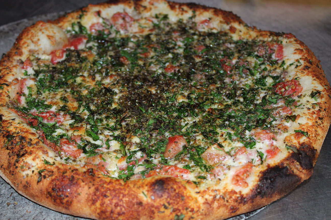Pizza con impasto trapanese — Kus-Kus ai Leoni
