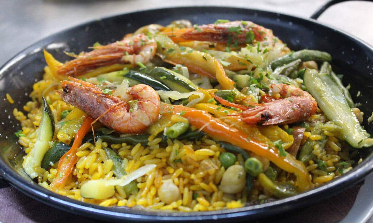 Paella di frutti di mare